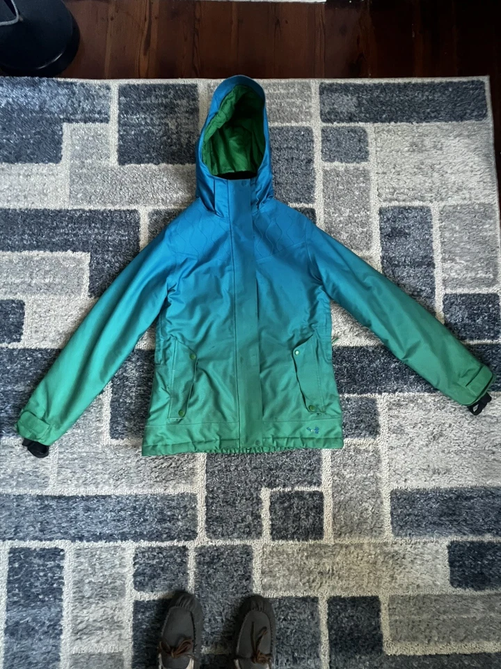 Under Armour ColdGear Invierno Esquí Nieve Snowboard Chaqueta Azul Verde Talla Grande Foto 3 de 4