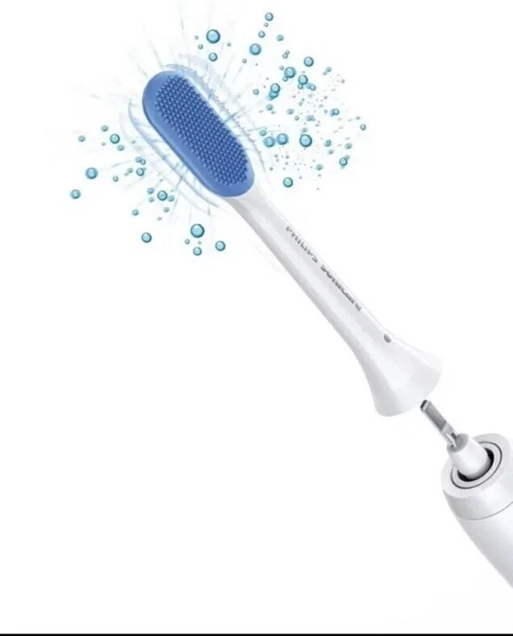 2pk T1 Genuine Tongue Coating Brush-Philips Elec Toothbrush HX8072/01 - Image 3 of 3