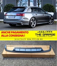 Diffusore Posteriore LOOK RS per -> AUDI A6 4G C7 2015-2018 -> SOLO per SLINE