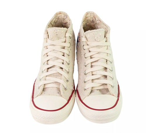 Converse Chuck Taylor All Star Lux Hidden Heel Wedge Twill Knit Canvas Womens 8 - Picture 2 of 11