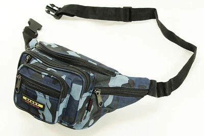 WOW Bauchtasche Gürteltasche Wimmerl Wandern Tasche Reisetasche Militär-blau