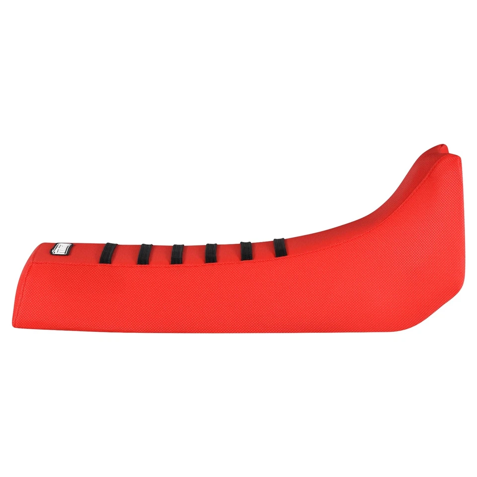 Cubierta de asiento con pinza Yamaha XT 250 350 1984-2000 todas las costillas rojas/negras #284 Foto 2 de 4