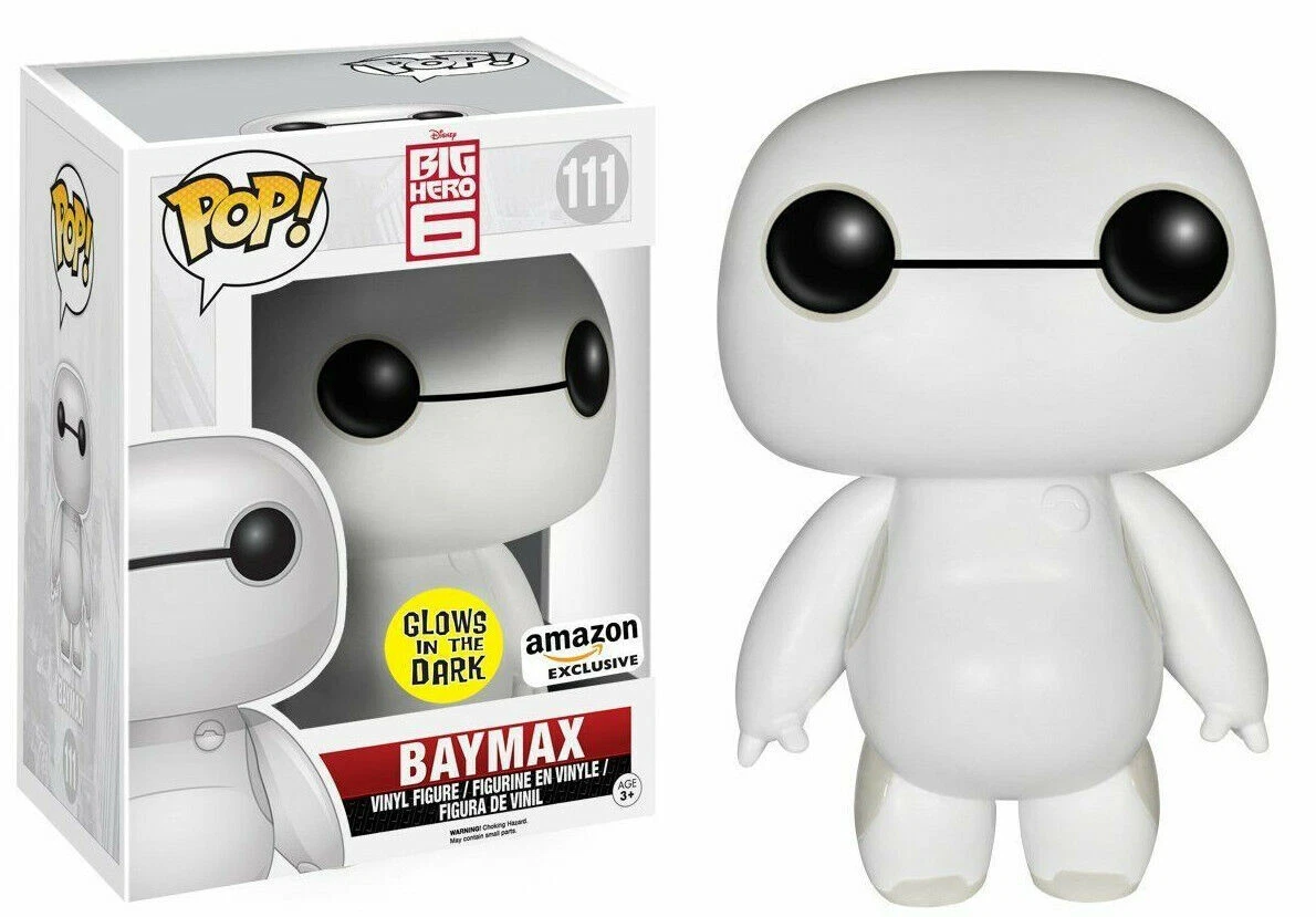 Baymax glow in store the dark pop