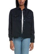 Erin Snow Sahara Wool Shirt Jacket Women's Blue M
