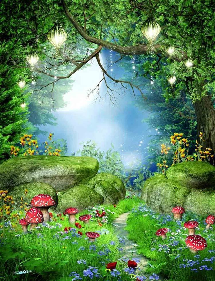 forest fairies wallpaper