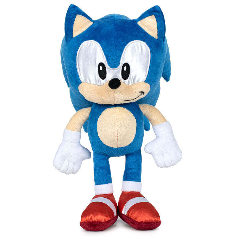 SEGA - Sonic Plush Toy 30 CM - Sonic The Hedgehog Soft Cuddly Stuffed Doll
