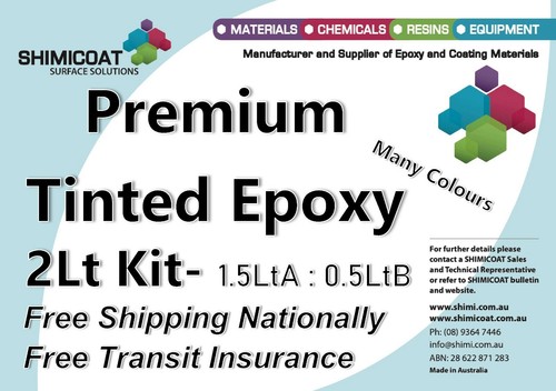 Premium Tinted EPOXY Surface Coating Self-levelling INDUSTRIAL Quality Easy DIY - Picture 29 of 57