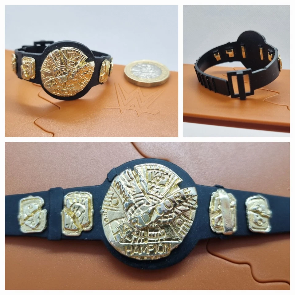 WWE WRESTLING FIGURE BELT WEAPON ACCESSORY CUSTOM BUNDLE HASBRO MATTEL JAKKS
