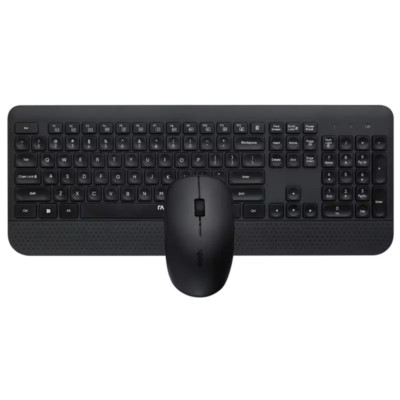 Rapoo Wirless Keyboard und Maus X3500 QWERTZ Tastatur Windows Mac schwarz - Neu
