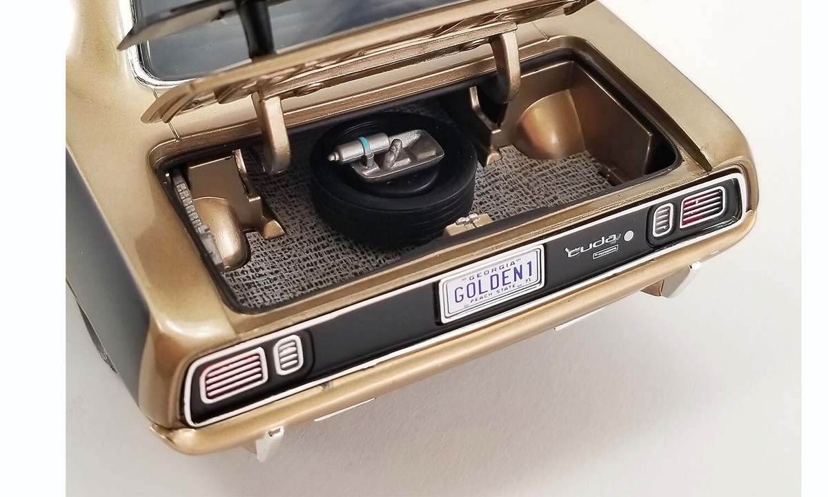 1/18 Acme 1971 Plymouth Hemi Cuda Gold leaf Poly Metallic STP
