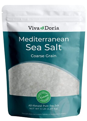 Viva Doria Mediterranean Sea Salt, Coarse Grain, 2 lb