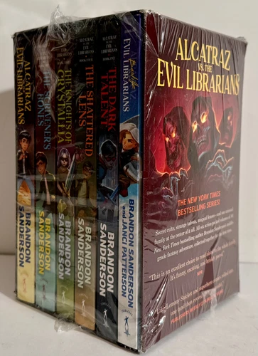 Alcatraz Versus the Evil Librarians: Books 1-6 by Brandon Sanderson (Boxed Set)
