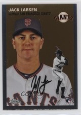2023 Topps Chrome Platinum Anniversary Jack Larsen #89 16kt