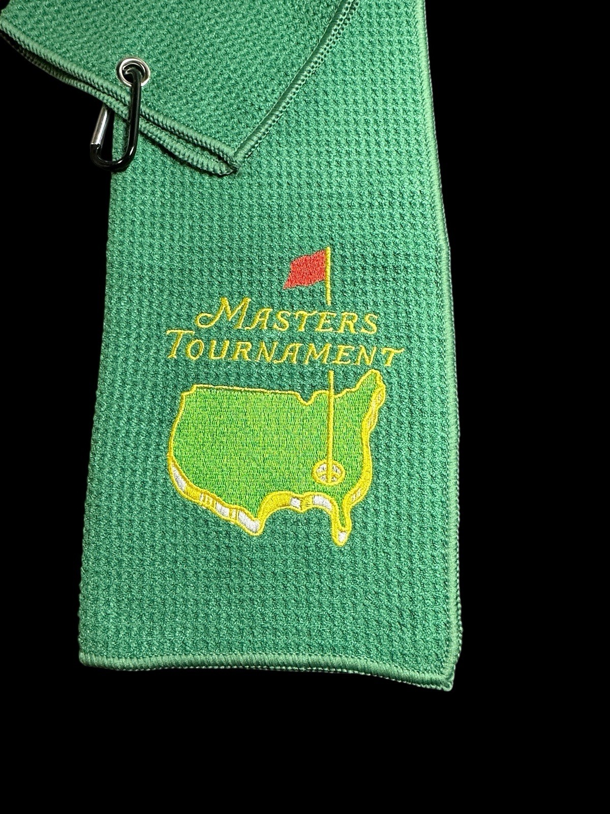 Master&rsquo;s Golf Towel / 6in x 22in (Green) 13k Stitches