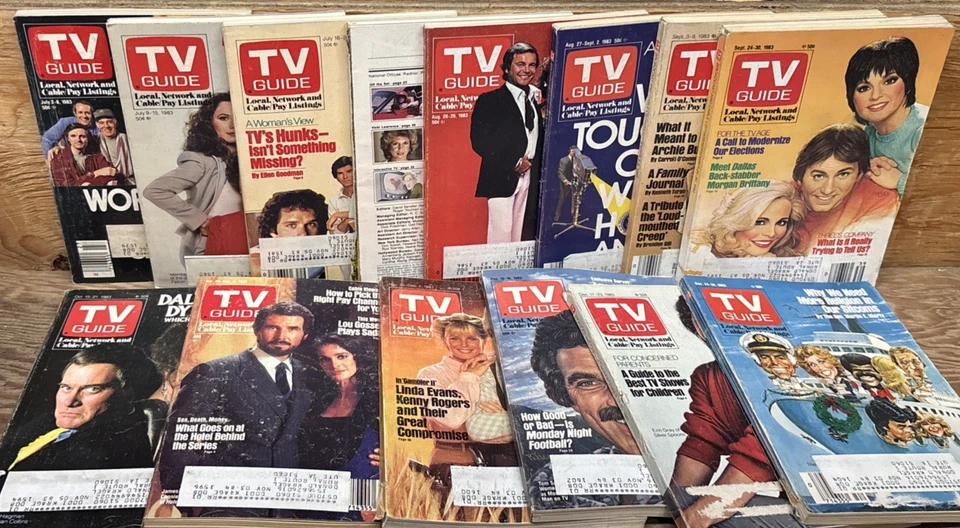 TV Guide Magazine Lot of 41 Issues From 1983 Classic Television Collectibles - Image 2 of 4