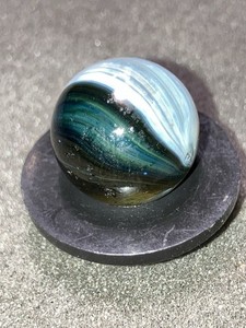 Vintage Master Sunburst Marble With Teal Inside .732