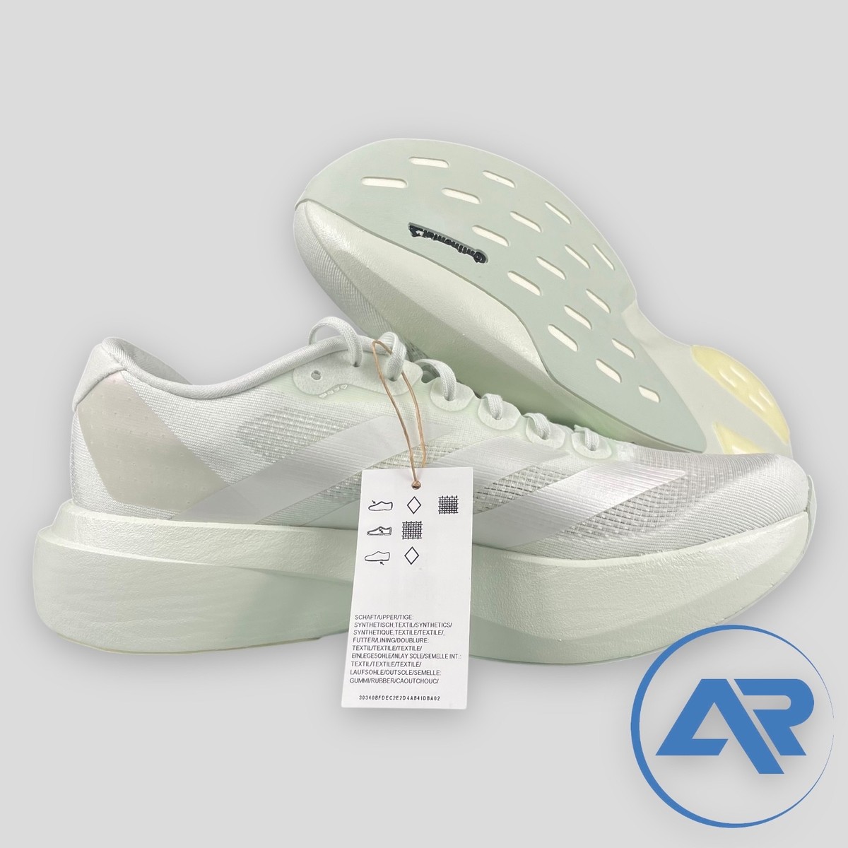 Adidas Adizero Evo SL Metallic Silver Crystal Jade JR5840 Women's