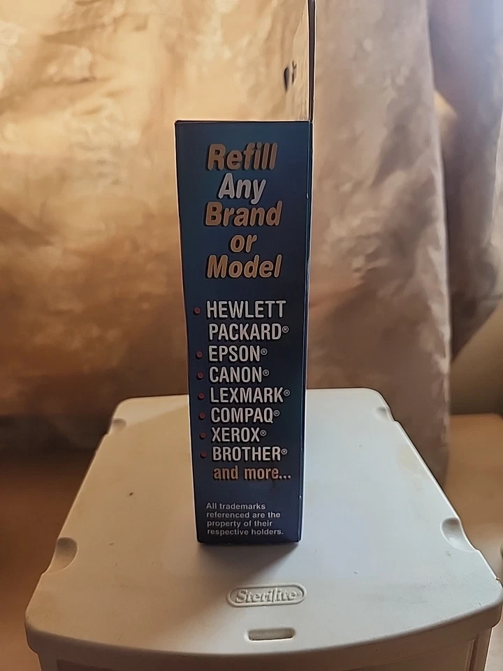 New ONTEL Universal Inkjet Printer Cartridge Black Refill Kit - Factory Sealed - Image 3 of 4