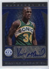 2013-14 Totally Certified Signatures Blue 9/49 Xavier McDaniel #251 Auto 3z8