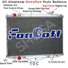 Aluminium 3 Row Radiator Fit 2007-2023 Navara D22 2.5l Yd25 4cyl Turbo Diesel At Aluminium 3 Row Radiator Fit 2007-2023 Navara D22 2.5l Yd25 4cyl Turbo Diesel At