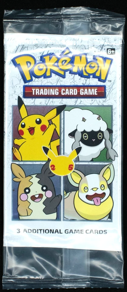 Pokemon 25th Anniversary Pack Pikachu SWSH039 + 2 card General Mills pack SEALED - Image 3 of 4