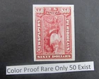 nystamps US Stamp # P3 Color Proof Only 50 Exist Rare   Y22x2490