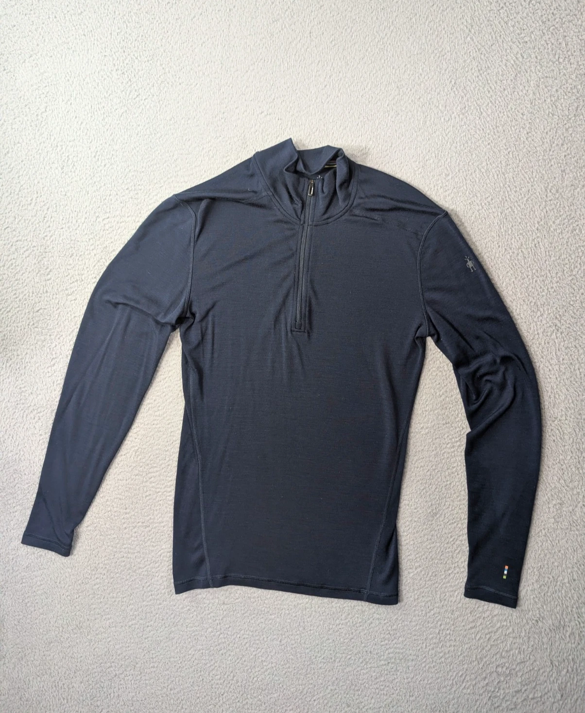 Smartwool 1/4 Zip Baselayer Mens Medium Merino Pullover Long Sleeve Navy Blue
Opens in a new window 
