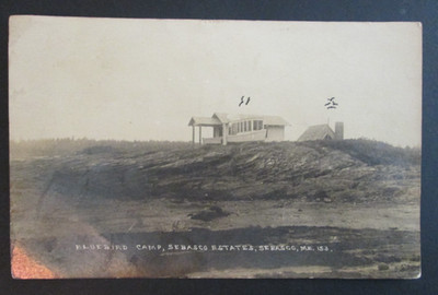 Bluebird Camp Sebasco Estates Sebasco ME Posted RPPC Postcard