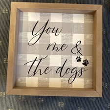 Decorative Plaque Dog Sign