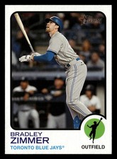 Bradley Zimmer 2022 Topps Heritage #644 Toronto Blue Jays Buy10get5FREE