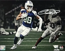 DALLAS  COWBOYS  -  CEEDEE  LAMB  - 8  X  10   GLOSSY  SIGNED  PHOTO  REPRINT