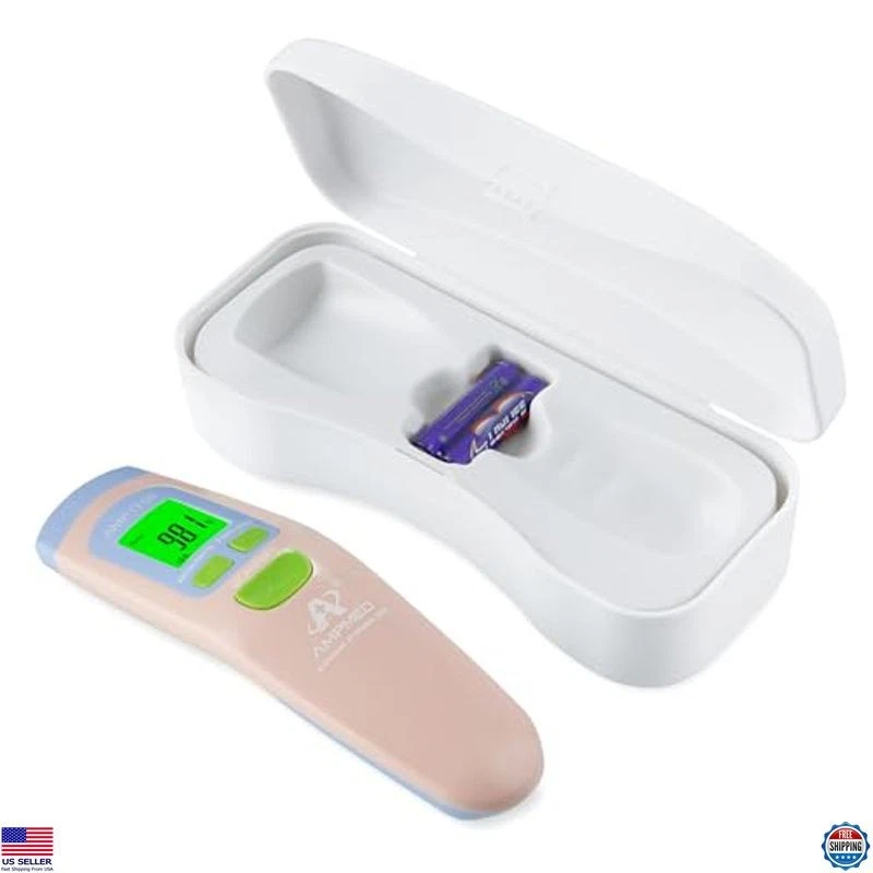 Amplim No-Touch Forehead Thermometer | FDA-Cleared Digital Fever Thermometer
Opens in a new window o
