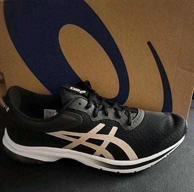 Size 11 - Women's ASICS Gel Kumo Lyte 2 Black Champagne Damage BOX