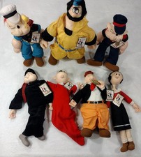 Popeye Vintage Collectible Dolls Set Of 7 1985, Hamilton Gifts