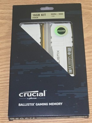 Crucial Ballistix RGB 16GB Kit (2x8GB) DDR4 3000MHz CL15 White BL2K8G30C15U4WL