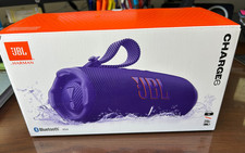 JBL Charge 6 Portable Bluetooth Speaker System - 45W RMS – Purple – NIB Sealed