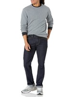 Amazon Essentials Herren Fleece-Sweatshirt Rundhals Hellgrau Meliert 6XL Big