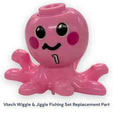 VTech Jiggle Giggle Fishing Set Toy Replacement Part Pink Octopus 1
