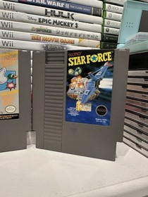 Nintendo NES 3 Game Lot Bad Dudes Star Force Mario Duck Hunt Track Meet