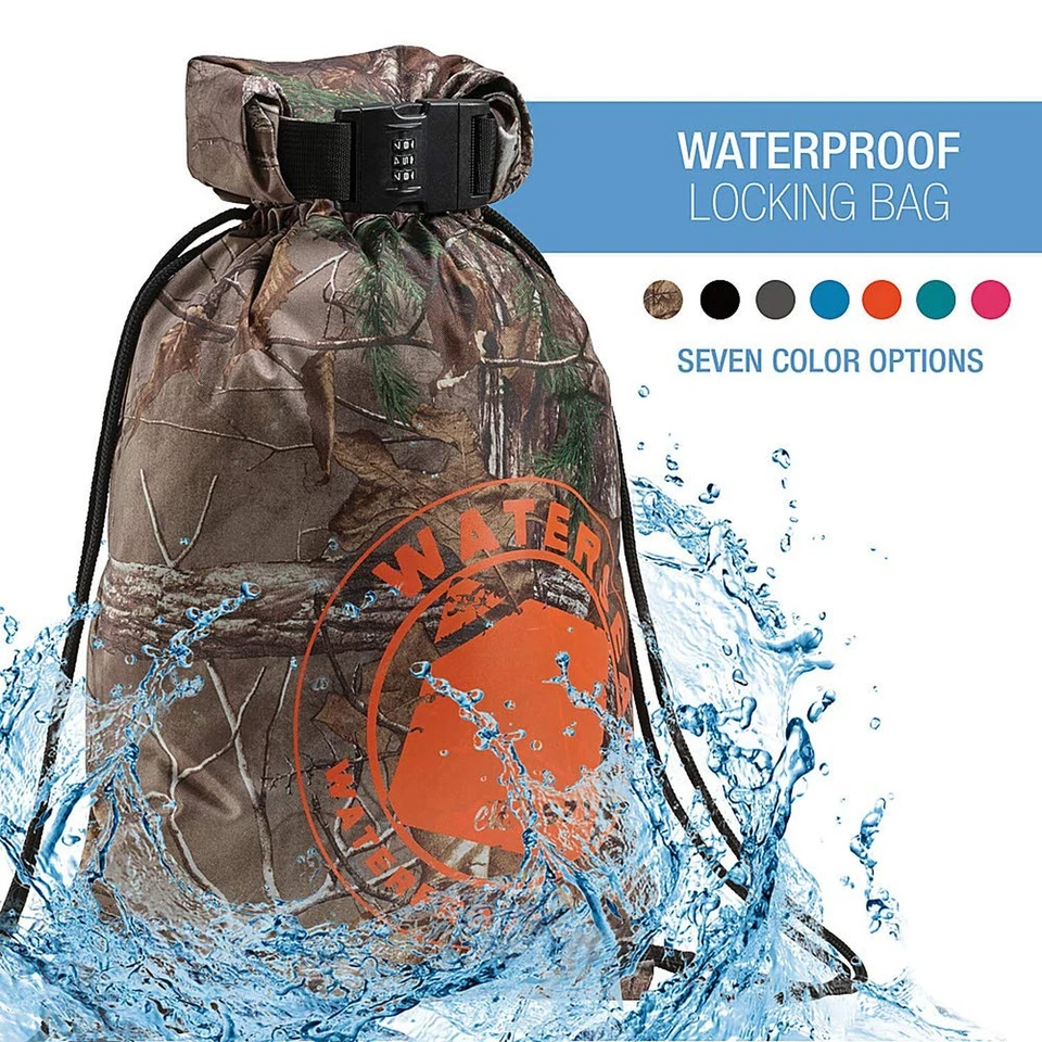 Mochila WaterSeals Lewis N. Clark Cinch Locking | Bolsa impermeable con cordón... Foto 2 de 4