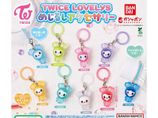 Capsule Toy TWICE LOVELYS Sign Accessory Complete Set by BANDAI JAPAN NEW