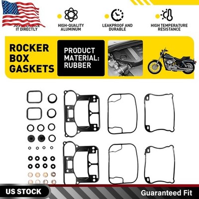 Complete Rocker Box Gasket Kit For 1992-1998 Harley-Davidson Evolution Engines