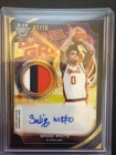 2025-26 Bowman U Best Sadiq White Game Graphs Patch Auto /10 - Syracuse