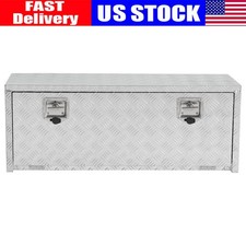 36 Aluminum Truck Underbody Tool Box Trailer Rv Tool Storage Under Bed W Lock 36 Aluminum Truck Underbody Tool Box Trailer Rv Tool Storage Under Bed W Lock