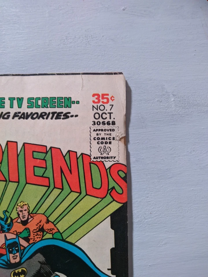 Super Friends #7 Oct 1977 Bronze DC Comics The Warning of the Wonder Twins Pt 1 - Image 2 of 4