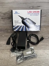 KINGWIN EZ-Connect USI-2535 USB 2.0 to SATA & IDE HARD-DRIVE W/ One Touch Backup