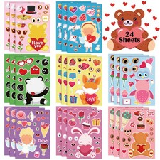 Valentines Day Stickers For Kids School Party Favors Valentines Day Gifts Kids