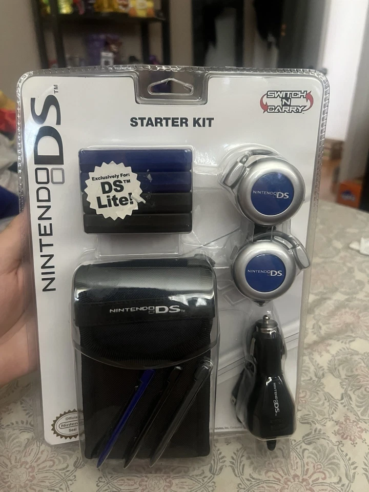 Official Nintendo Ds Blue Starter Kit Brand New Factory Sealed - Image 2 of 4