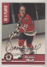 1999-00 ITG Be A Player Memorabilia Retail Auto Dennis Hull #R-2 Auto 7ez