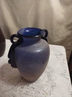 Murano Scavo Italian Art Glass Vase